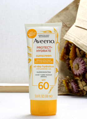 Aveeno艾惟诺成人婴幼儿无油防水燕麦保湿滋润物理防晒霜乳SPF60