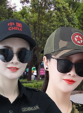 户外迷彩时尚男女款遮阳帽休闲
