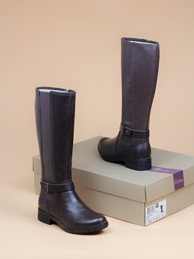 防滑头层牛皮手工大码靴骑士靴