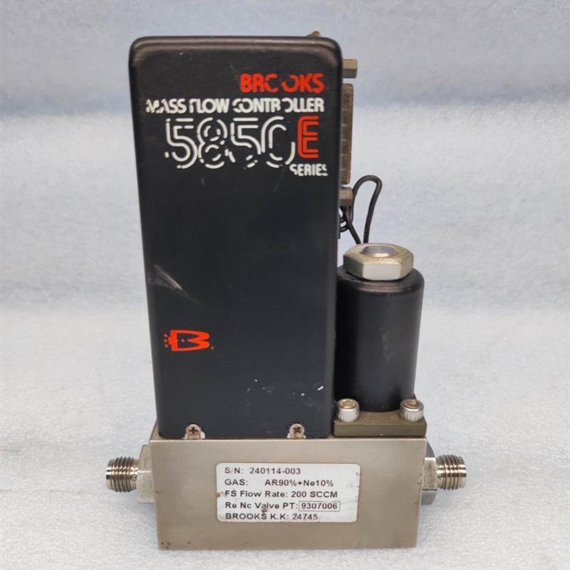 议价BROOKS布鲁克斯质量流量计5850EAR90%+Ne10%200SCCM原装现货
