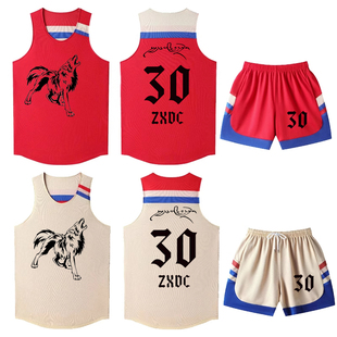 双面篮球服套装男定制比赛藏式队服学生运动背心训练服印字球衣女