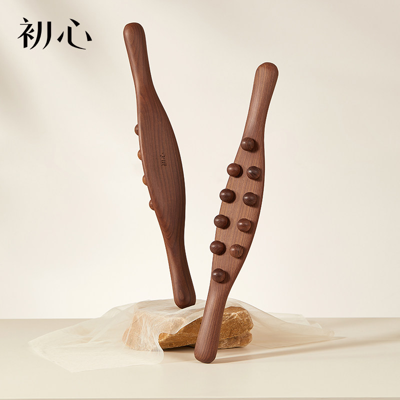 初心榉木擀筋棒按摩全身通用刮痧