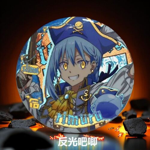 关于我转生变成史莱姆这档事反光吧唧徽章二次元谷子胸章挂件礼物