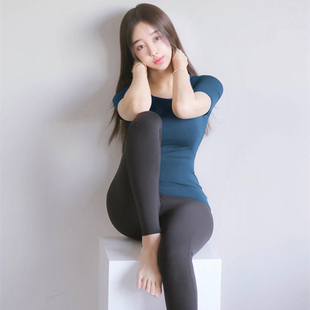 莫代尔短款t恤女短袖2025年新款白色夏季上衣女高弹薄款冰丝紧身