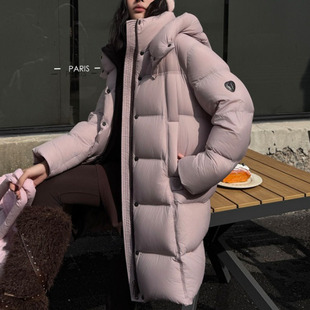 95白鸭绒韩版 时尚 面包服外套厚 羽绒服新女冬季 杭州羽绒YTW689长款
