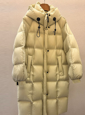 雅洛菲679长款羽绒服新女冬季时尚95白鸭绒韩版面包服外套厚