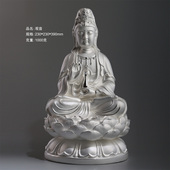 纯银观音菩萨佛像摆件足银999送子观音工艺品家居供奉镇宅平安