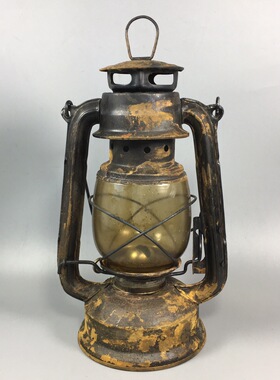 古玩杂项收藏老式马灯油灯摆件影视道具怀旧风复古民国