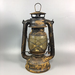 古玩杂项收藏老式马灯油灯摆件影视道具怀旧风复古民国
