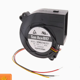 9BMB24K201 无刷直流风扇FAN BLOWER 97.1X33MM 24VDC WIRE