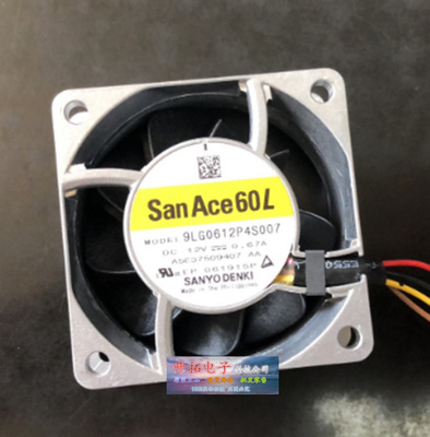 9LG0612P4S007原装山洋SANYODENKI 0.67A 风扇 60X25MM 12VDC PWM
