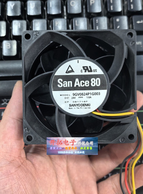 全新原装正品三洋SanAce 9GV0824P1G003 24V 1.6A 8038变频器风扇