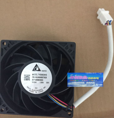THD0924HE 正品台达24V 9CM 9038变频器1.60A散热风扇