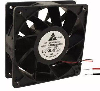 原装台达 PFB1224UHE-8F53 24V 2.40A 12038 12CM 2线 变频器风扇