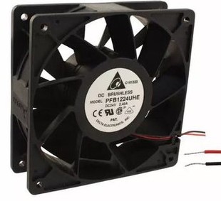 8F53 24V 2线 台达 变频器风扇 12CM PFB1224UHE 12038 原装 2.40A