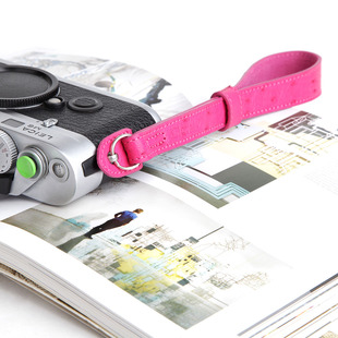 微单单反相机手绳手带WS001 鸵鸟皮真皮舒适型相机手腕带 cam