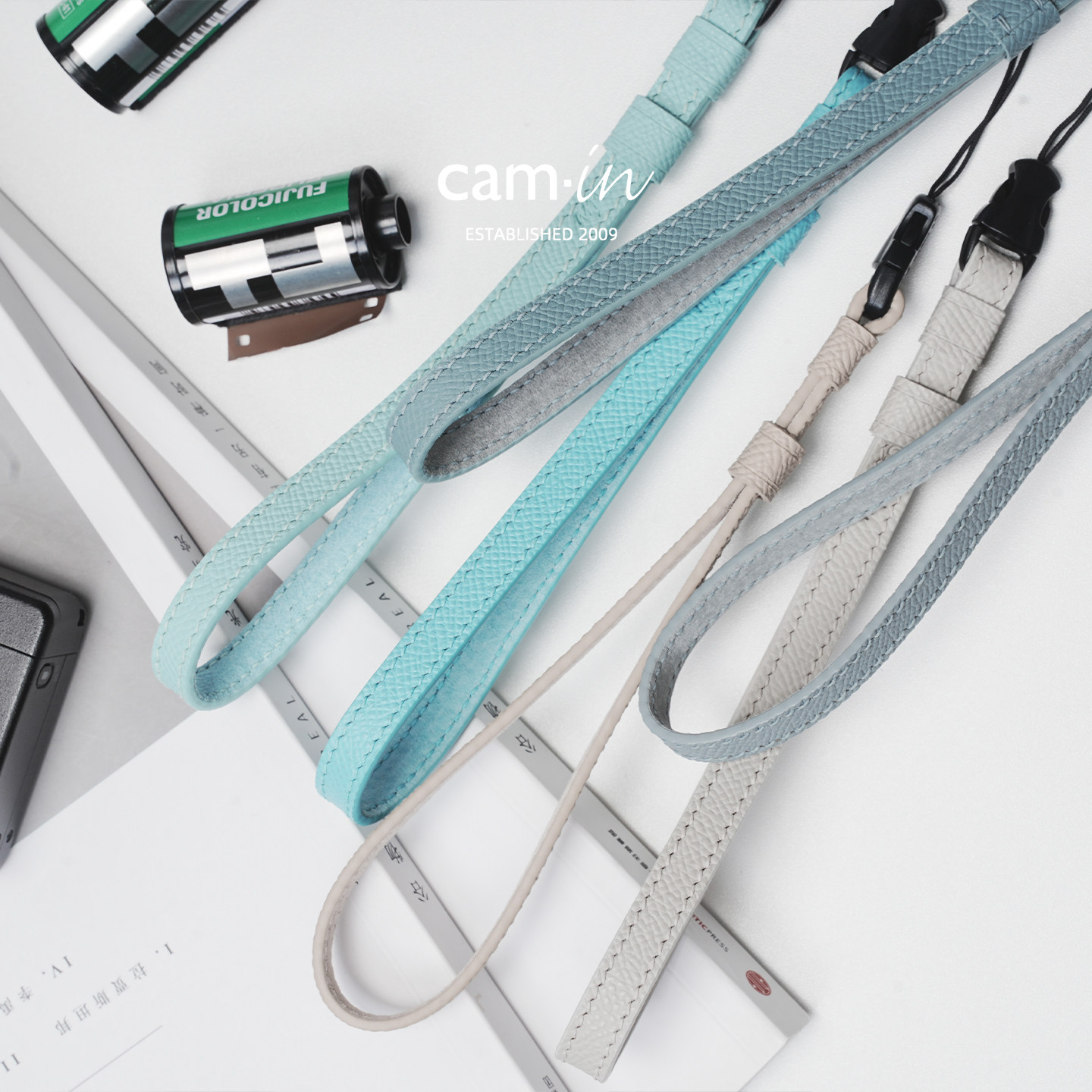 cam-in意大利真皮掌纹牛皮相机手腕带适用富士x100vi理光GR4挂绳