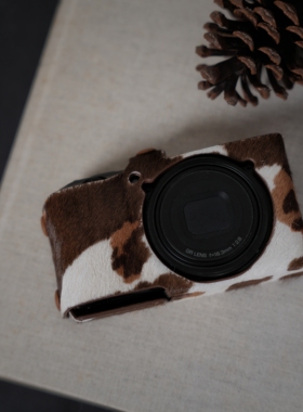 camin马毛皮真皮相机包理光GR4保护套GR3XHDF皮套GR3底座套GR3HDF