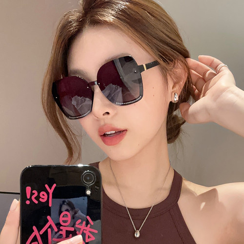 太阳镜偏光大框高清防紫外线女