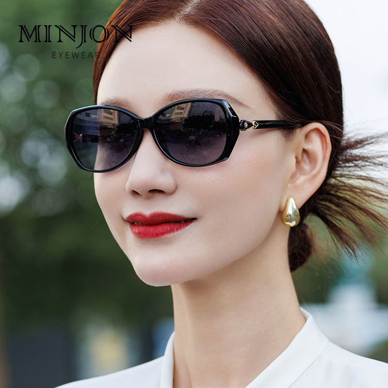墨镜女士韩版个性太阳镜偏光驾驶时尚通勤高清可防紫外线遮阳眼镜