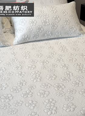 日本进口东洋纺高分子凉席三件套床笠款夏季可水洗机洗空调席白色