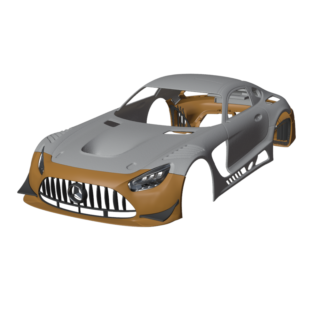 锐牌灯厂 1/24 AMG GT3 EVO 车体改件 适配田宫