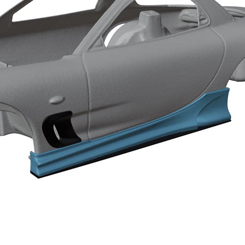 锐牌灯厂 1/24 马自达rx7 fd3s RE雨宫 侧裙