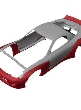 锐牌灯厂 1/24 马自达RX-7(FD3S) Rocketbunny车体改件 适配田宫