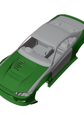 锐牌灯厂 1/24 尼桑silvia s15 fd漂移赛 车体改件 适配青岛社