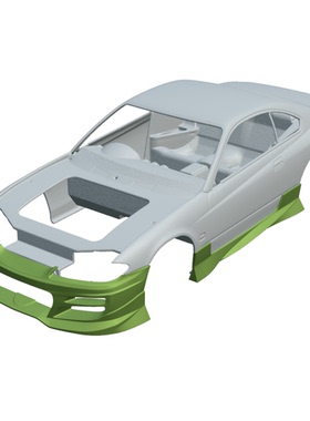 锐牌灯厂 1/24 尼桑silvia s15 URAS Type S 车体改件 适配青岛社