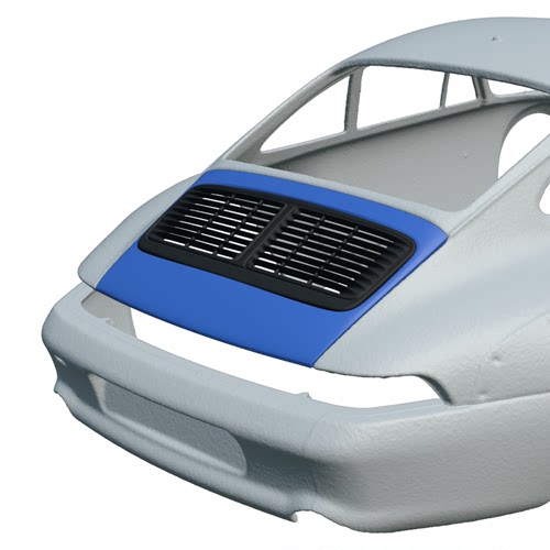 锐牌灯厂 1/24 保时捷 911（993）GT2 后盖尾翼改件 适配田宫