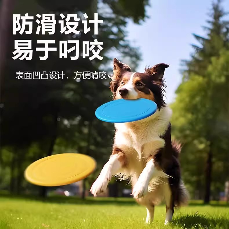 狗狗飞盘狗玩具软飞盘边牧用品宠物玩具耐咬训练飞碟金毛狗狗用品图片