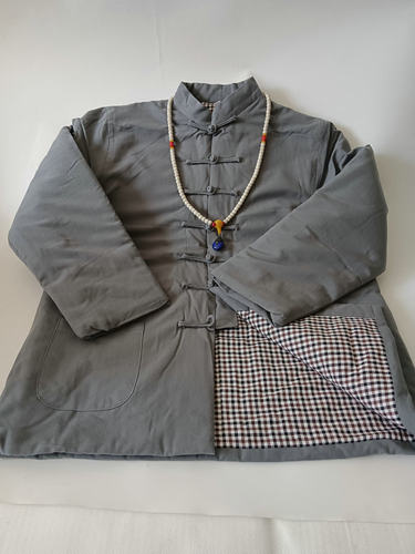 纯棉老粗布唐装男棉袄中式古典