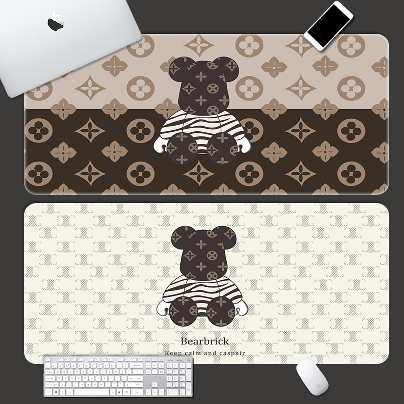 积木熊个性鼠标垫超大男生女生