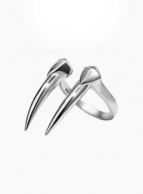 JIYE/造物主《兽牙》守护戒指原创小众ins冷淡风高街型男饰品戒子