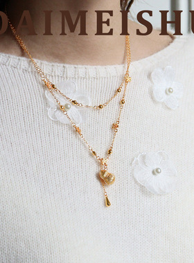 秋冬新款复古双层流苏拉丝葫芦