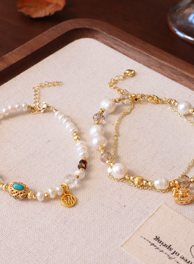 天然淡水珍珠手链新中式轻奢