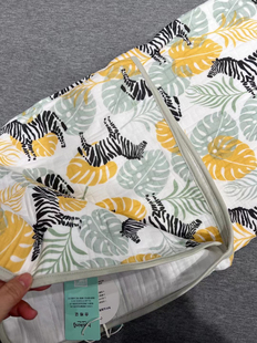 全棉针织绗绣儿童薄被夏季幼儿园轻薄款小床褥100*140cm布袋包装