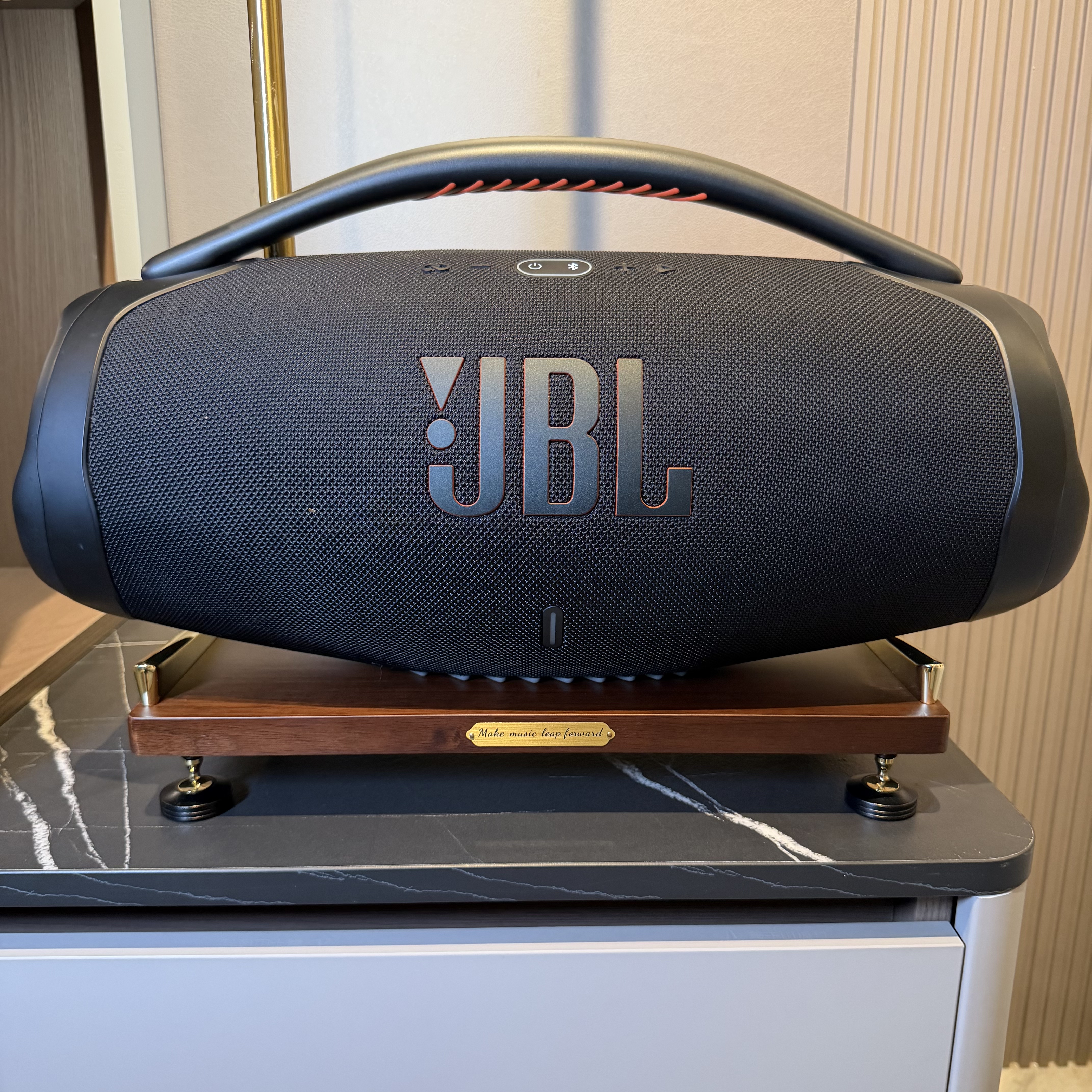 适用于jbl boombox音乐战神3代战神4代桌面款hifi减震钉支架底座