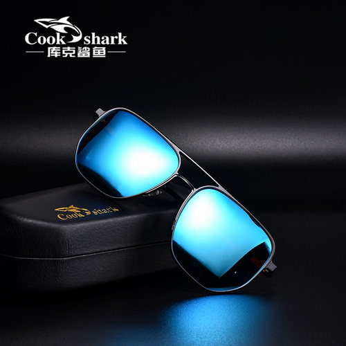 库克鲨鱼偏光开车驾驶专用太阳镜