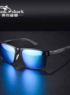 库克鲨鱼偏光太阳镜男士开车驾驶