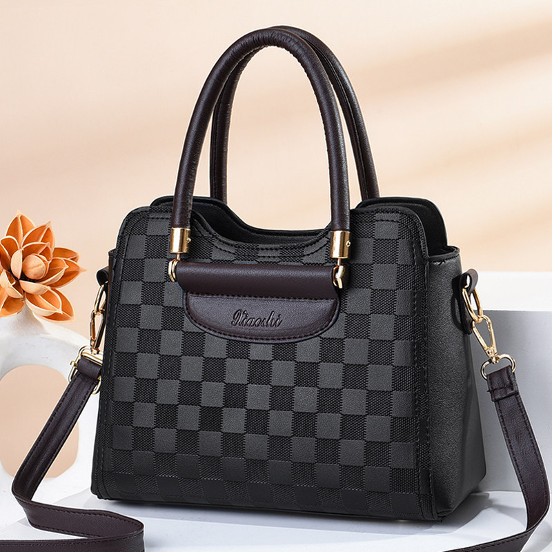 送妈妈小包包女2025新款潮百搭时尚大气单肩斜挎包简约女士手提包