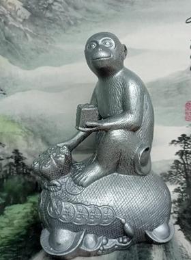 银摆件生肖猴吉祥物大小号