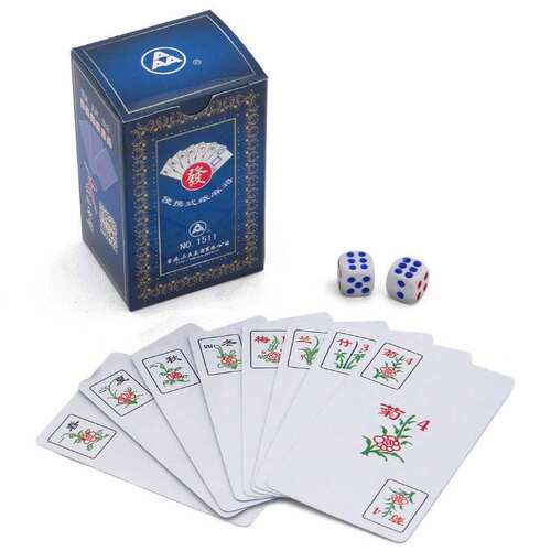 三A扑克牌迷你旅游窄版一副麻将