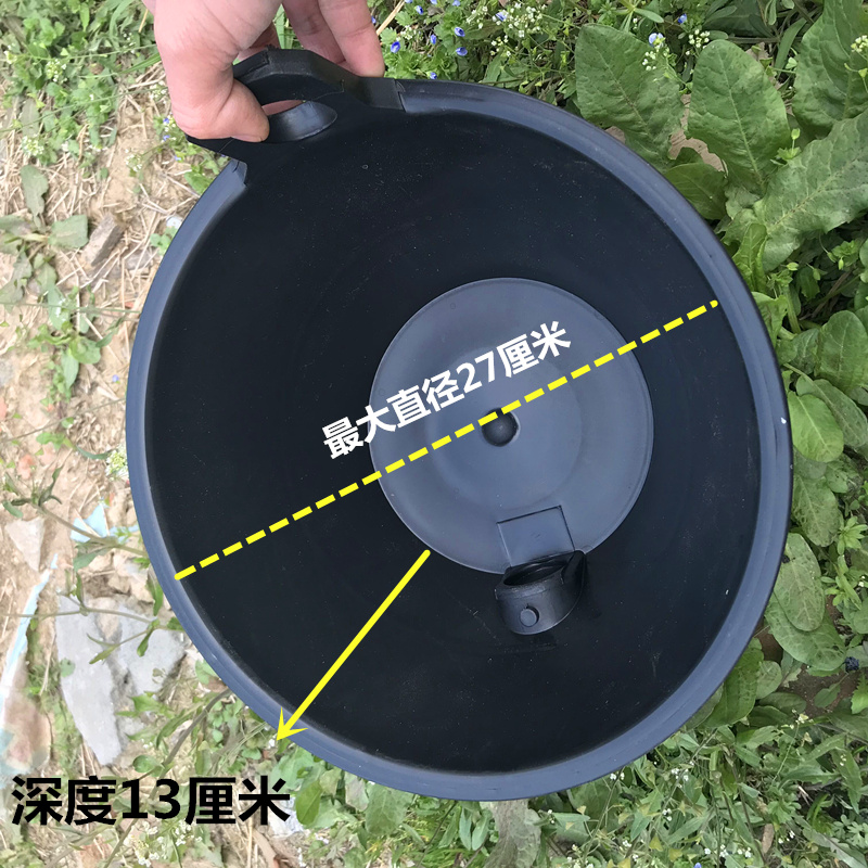 新款熟胶加厚牛筋灌溉粪瓢粪勺淋菜浇水施肥舀水农用农村塑料泼瓢