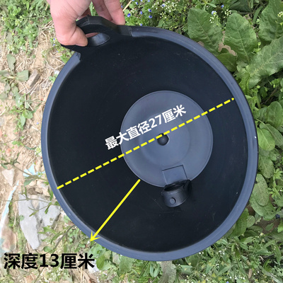 新款熟胶加厚牛筋灌溉粪瓢粪勺淋菜浇水施肥舀水农用农村塑料泼瓢