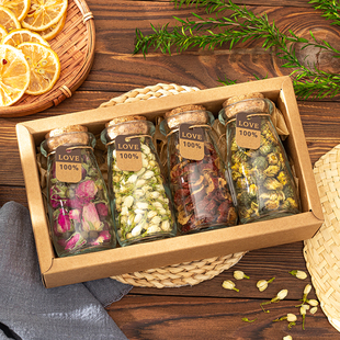 毕业季礼物送老师实用礼品公司送员工美业酒店玫瑰花茶礼盒伴手礼