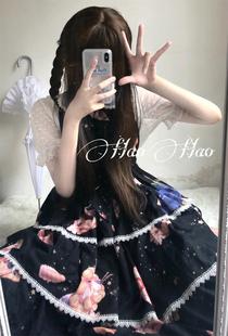 小南风【甜品师】Lolita散柄定做雪纺三段式背带连衣裙 展示页面