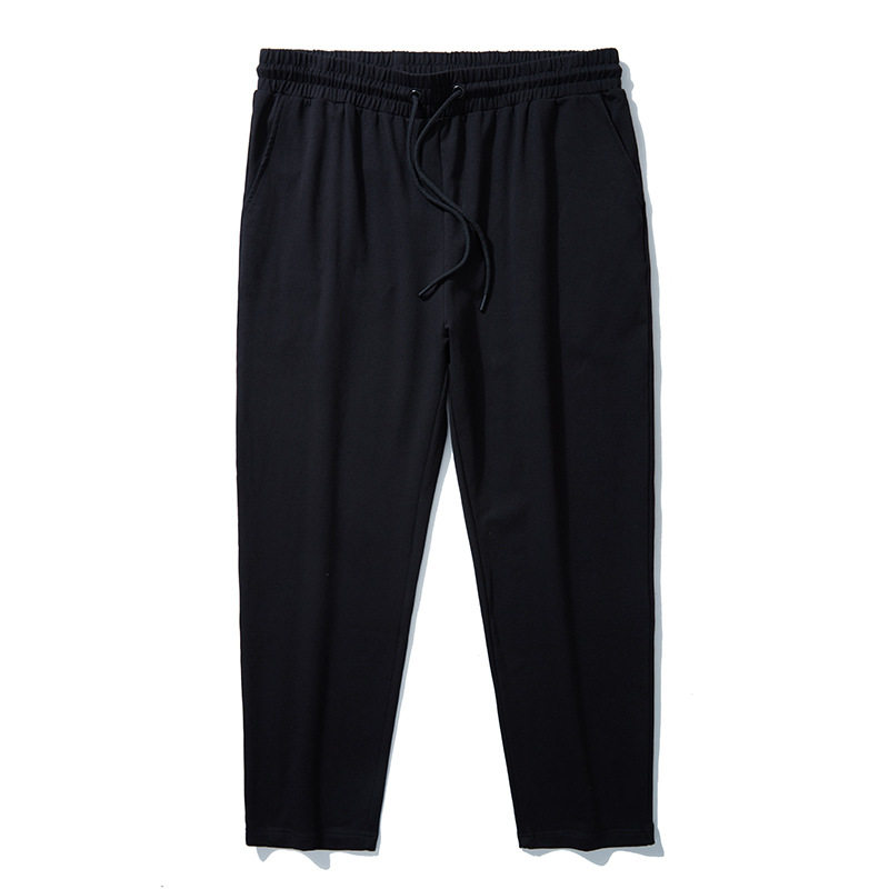 380斤300斤以上特肥特胖黑色休闲裤男加肥加大码运动裤直筒秋裤子