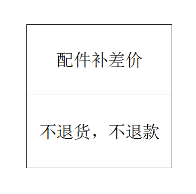 补差价